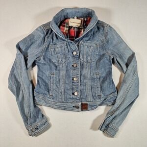 Anthropologie Pilcro And The Letterpress Jacket Women's S Denimn Trucker Fit